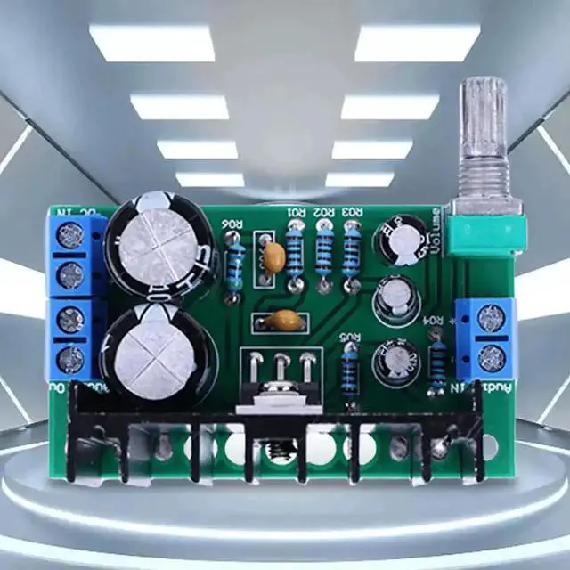 Alt view image 2 of 2 - WRIARICH TDA2050 Mono Audio Power Amplifier Board, 10-100W Single Channel Audio Output Module, Supports DC & AC 12V-24V Power Supply, DIY Stereo Amp Accessory