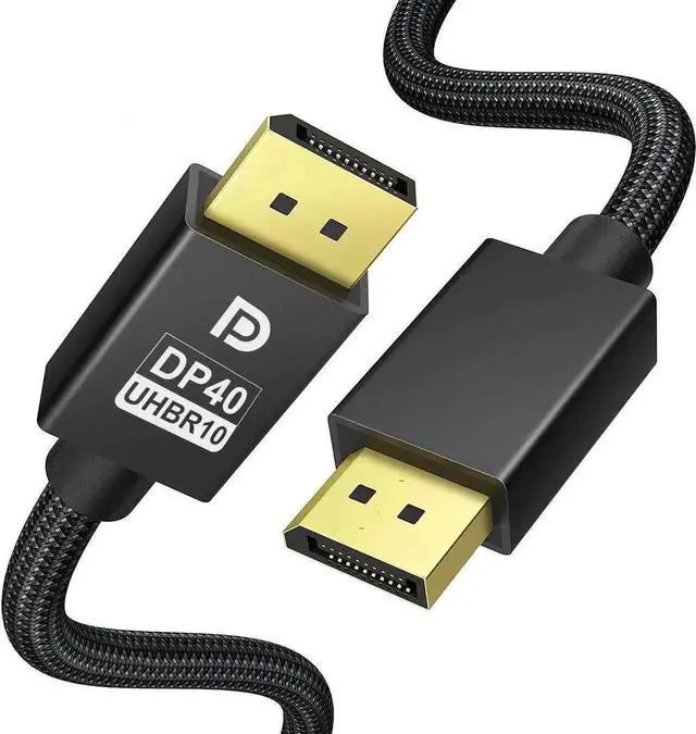 Main image of WRIARICH WISDUM Certified DP 2.1 Cable 3.3FT, UHBR10 40Gbps High Speed DisplayPort Male to Male Cord Supports 8K@60Hz 4K@144Hz 2K@240Hz HDCP 3D HDR G-Sync FreeSync for Gaming Monitor GPU TV PC Laptop