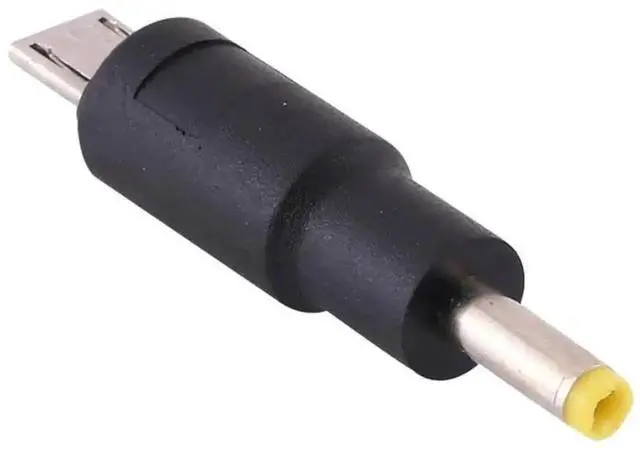 Alt view image 4 of 4 - WRIARICH 10 Pack Micro USB Female to 4.0x1.7mm DC Male Power Plug Adapter Connectors
