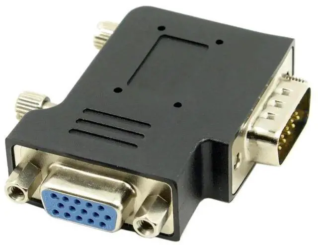 Alt view image 4 of 6 - WRIARICH 90 Degree Right Angle VGA Gender Changer, HDB15 Pin SVGA D-Sub Male to Female VGA Adapter for Monitor Projector Graphics Card