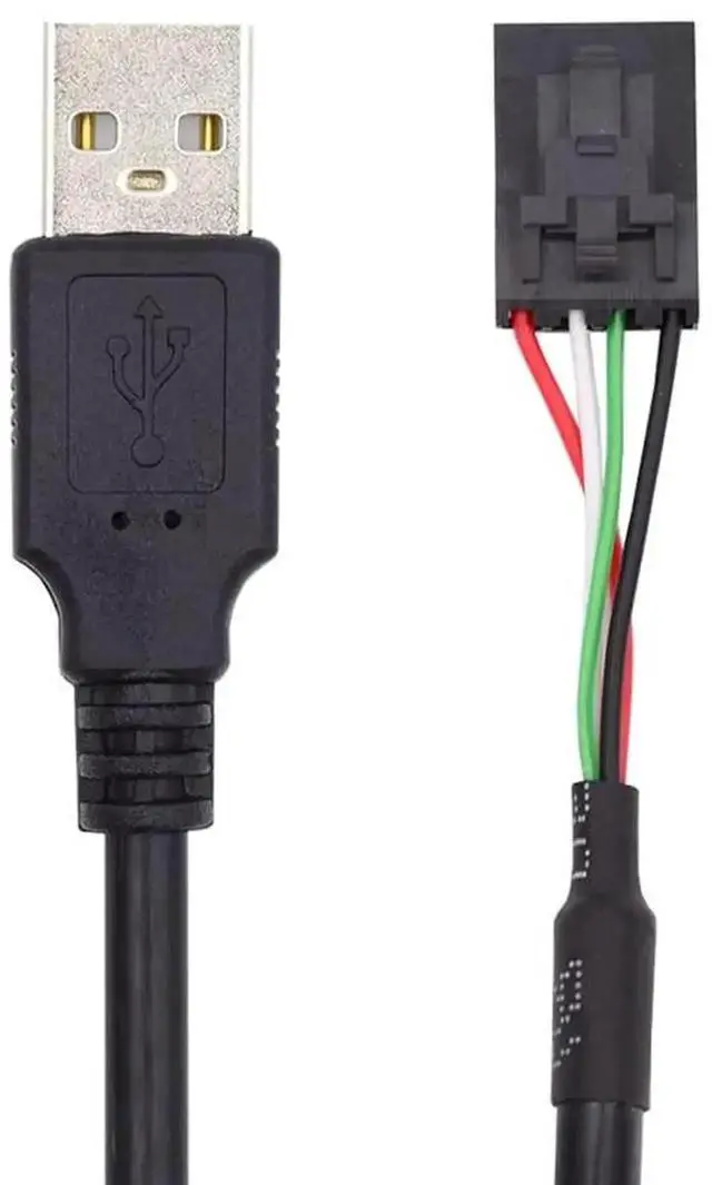 Alt view image 5 of 7 - WRIARICH 1 to 2 Port Internal USB 2.0 9Pin Header Splitter Hub, USB A Male to Dual Female Motherboard Header Port Multiplier Adapter
