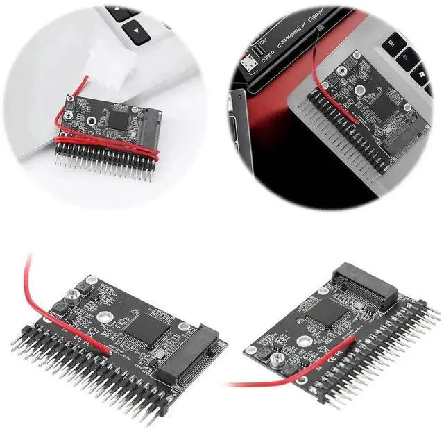 Alt view image 2 of 4 - WRIARICH M.2 NGFF SATA SSD to 3.5" IDE 44Pin Adapter Card, Driver-Free IDE Converter for Legacy PC