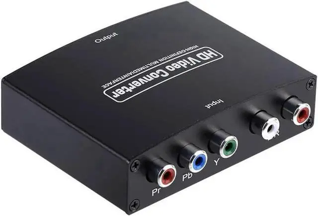 Main image of WRIARICH 1080P YPbPr Component 5RCA RGB to HDMI Converter Adapter with L/R Audio, Analog Component to Digital HDMI Adapter for DVD PSP HDTV Monitor