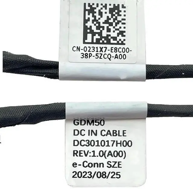 Alt view image 2 of 2 - WRIARICH DC Power Jack Cable 0231X7 For Dell Inspiron 15 3501 3502 3505 3509 3511 3520 3521 3525 3530 3515 5593 5594 14 5493