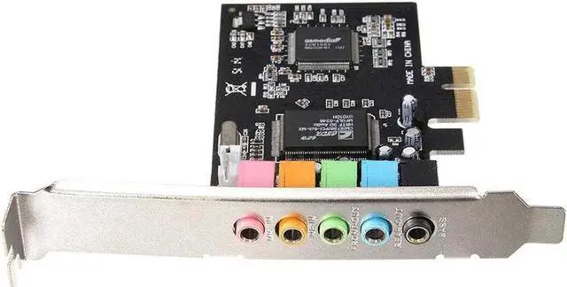 Alt view image 5 of 6 - WRIARICH PCIe 5.1 Channel Internal Sound Card with CMI8738 Chip, Low Profile Bracket PCI Express Audio Adapter, 3D Stereo Sound Card Compatible with Windows 10 32/64 Bit for Desktop PC