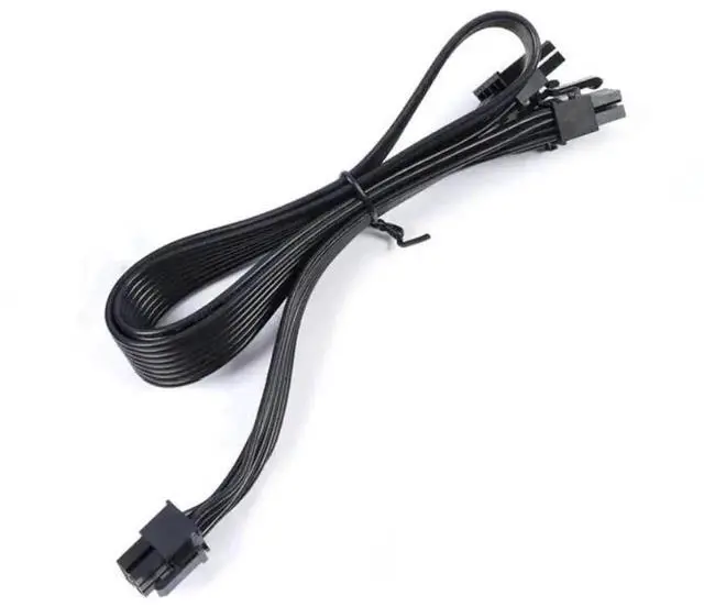 Alt view image 4 of 6 - WRIARICH 60+20cm Type 4 Modular GPU Power Cable, Dual PCIe 8Pin (6+2) Connector Compatible with Corsair SF450/SF600/SF750 SF Series PSU