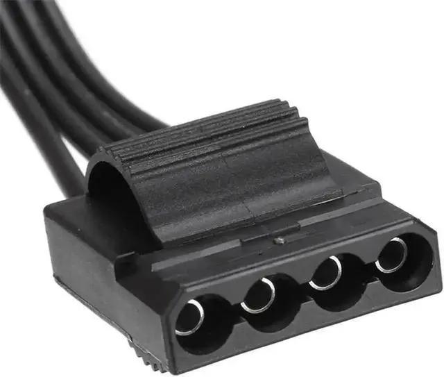 Alt view image 6 of 6 - WRIARICH 6Pin Male to 3 IDE Molex 4Pin Female Power Splitter Extension Cable