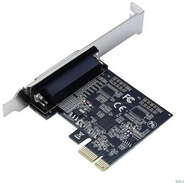 Alt view image 2 of 4 - WRIARICH PCIe to DB25 Parallel Port Card, AX99100 Chip 25Pin LPT Printer Adapter, PCI-E x1 to DB25 IEEE 1284 Controller Card for Desktop PC