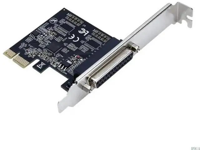 Alt view image 4 of 4 - WRIARICH PCIe to DB25 Parallel Port Card, AX99100 Chip 25Pin LPT Printer Adapter, PCI-E x1 to DB25 IEEE 1284 Controller Card for Desktop PC