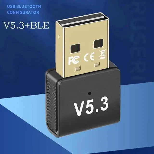 Alt view image 2 of 6 - WRIARICH USB Bluetooth 5.3 Dongle Wireless Adapter for PC, Connect Headphones, Speakers, Mice, Controllers, Printers & Smartphones
