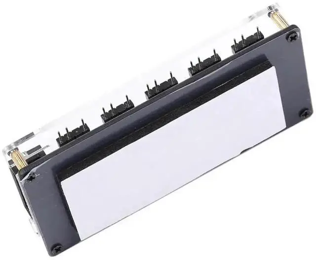 Main image of WRIARICH 10-Port 5V 3Pin ARGB Fan Hub Splitter with SATA Power Input, RGB Lighting Extension Controller Hub for Desktop PC Case Fans