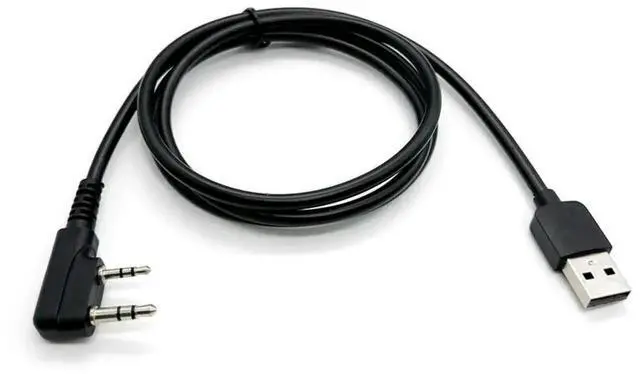Alt view image 2 of 3 - WRIARICH High Speed 2-Pin USB Programming Cable with Driver CD, Compatible with TYT MD-380 MD-390 & Retevis RT3 DMR Digital Radios