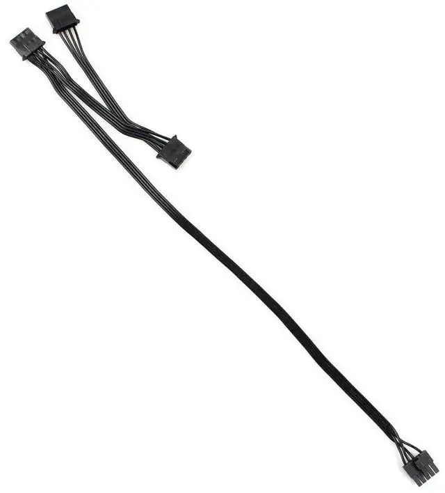 Alt view image 2 of 7 - WRIARICH 80cm Great Wall Dragon 5Pin Power Splitter Cable, 5P Male to 3x SATA + 4Pin Peripheral Female for PC & Server Hard Drives
