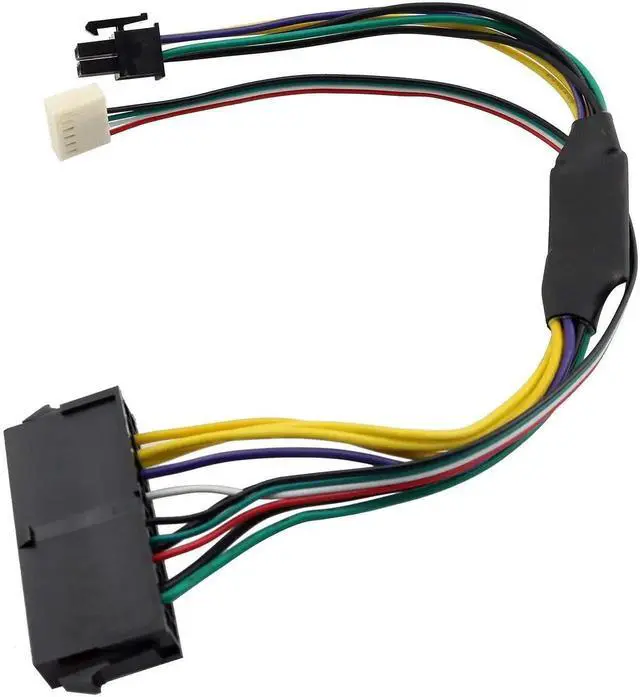 Alt view image 2 of 5 - WRIARICH 30cm 11.8 Inch 24-Pin to 6-Pin 18AWG ATX PSU Power Supply Adapter Cable Compatible with HP Z230 Z220 SFF Motherboards