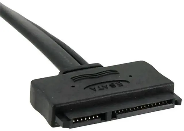 Alt view image 5 of 6 - WRIARICH 22Pin SATA 7+15 to Power eSATA Cable with USB Auxiliary Power, 2.5" HDD SSD eSATA Extension Cord