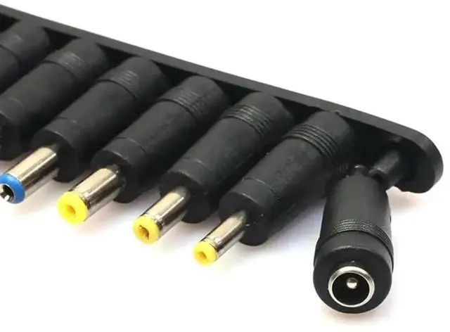 Alt view image 2 of 3 - WRIARICH 8 Pack Universal Laptop DC Power Adapter Connector Plugs, Multi-Size AC DC Jack Conversion Tips for Notebook Chargers