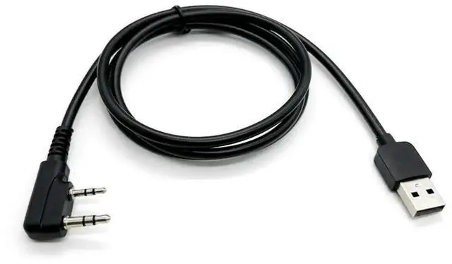 Alt view image 2 of 3 - WRIARICH 2-Pin USB Programming Cable with Driver CD, High Speed DMR Radio Program Cord for TYT MD-380 MD-390 & Retevis RT3 Two Way Radio