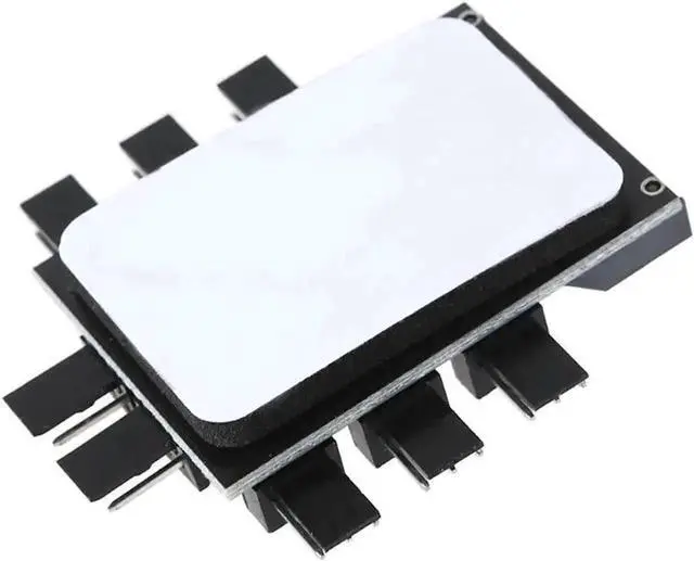 Alt view image 4 of 4 - WRIARICH 8-Port PC Fan Speed Controller Hub with 7V/12V Voltage Switch, SATA Powered 1-to-8 Fan Splitter PCB Adapter, Compatible with 3-Pin & 4-Pin Chassis Fans