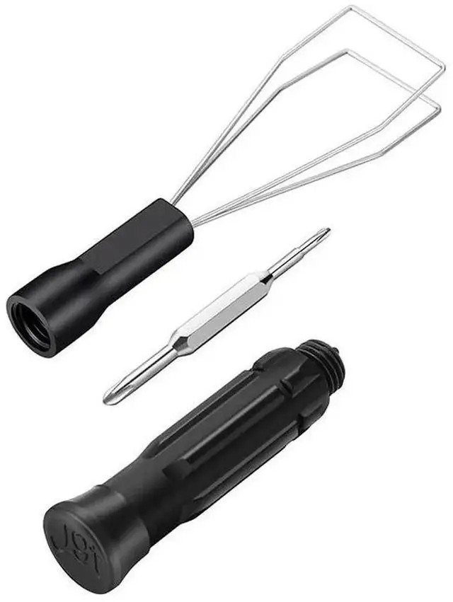 Alt view image 4 of 6 - WRIARICH Universal Mechanical Keyboard Maintenance Tool Kit, Metal Wire Keycap Puller + Shaft Puller + 1.5/2.5 Screwdrivers, Detachable Design
