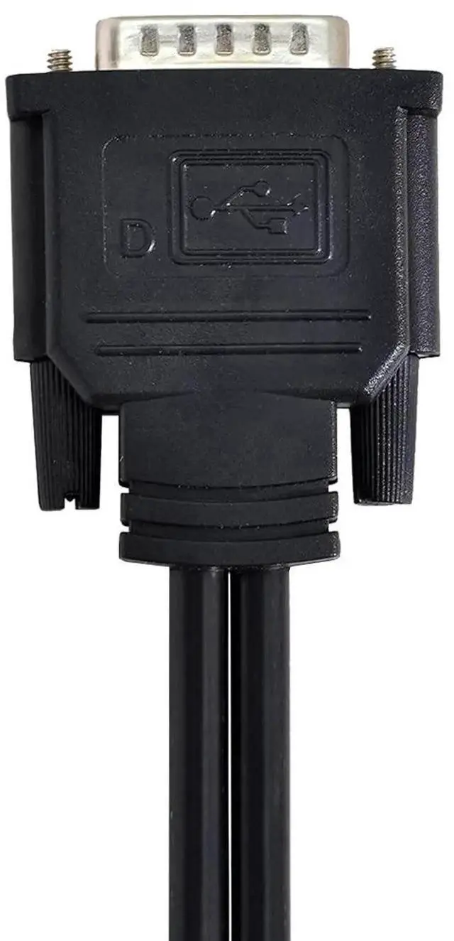 Alt view image 4 of 6 - WRIARICH DMS-59 Male to Dual VGA Female Splitter Cable, DMS59 Pin 1-to-2 HD15 RGB Video Extension Cord for PC Graphics Card Dual Monitor Setup