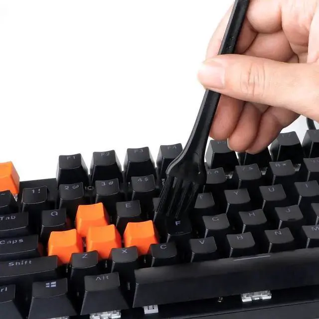 Alt view image 6 of 6 - WRIARICH Stainless Steel Keycap & Switch Puller Set with 2 Cleaning Brushes, Mechanical Keyboard Disassembly & Maintenance Tools
