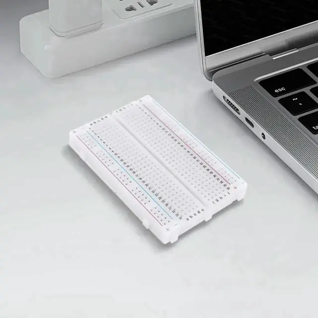 Alt view image 2 of 2 - WRIARICH 400 Tie Points Solderless PCB Breadboard, Spliceable Circuit Test Breadboard for Electronic Experiment Robot DIY
