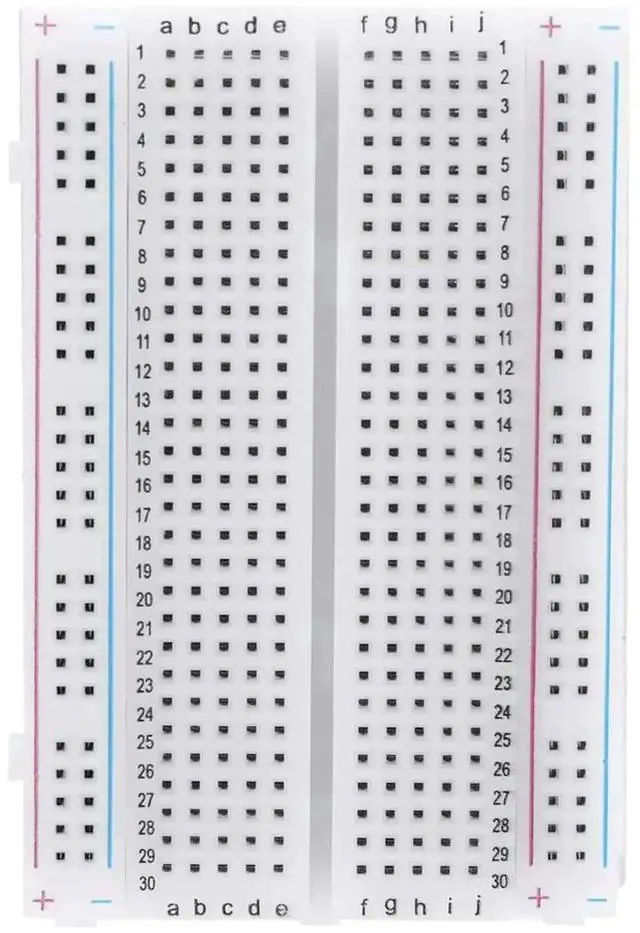 Main image of WRIARICH 400 Tie Points Solderless PCB Breadboard, Spliceable Circuit Test Breadboard for Electronic Experiment Robot DIY