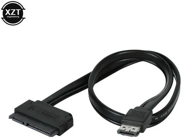 Alt view image 4 of 6 - WRIARICH 50cm eSATA USB Combo to SATA 22Pin (7+15Pin) Hard Drive Cable, 5V Powered External Storage Adapter Cord