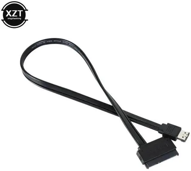 Alt view image 6 of 6 - WRIARICH 50cm eSATA USB Combo to SATA 22Pin (7+15Pin) Hard Drive Cable, 5V Powered External Storage Adapter Cord