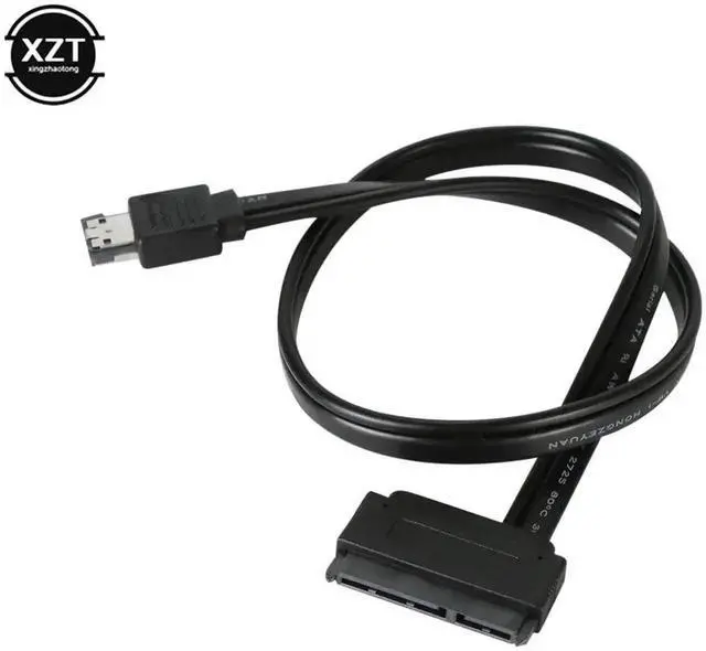 Main image of WRIARICH 50cm eSATA USB Combo to SATA 22Pin (7+15Pin) Hard Drive Cable, 5V Powered External Storage Adapter Cord