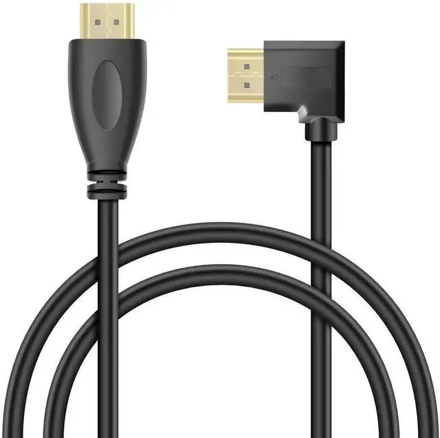 Main image of WRIARICH 3FT Left 90/270 Degree HDMI 1.4 Extension Cable, Gold-Plated Connectors, Support 4K, 3D, Ethernet & ARC Audio Return