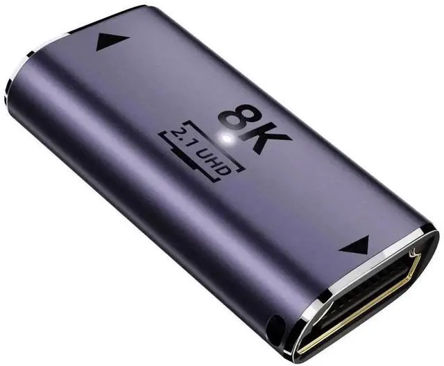 Main image of WRIARICH HDMI 2.1 Female to Female Coupler Adapter, Gold-Plated Connector Supports 8K@60Hz UHD for HDTV Monitors