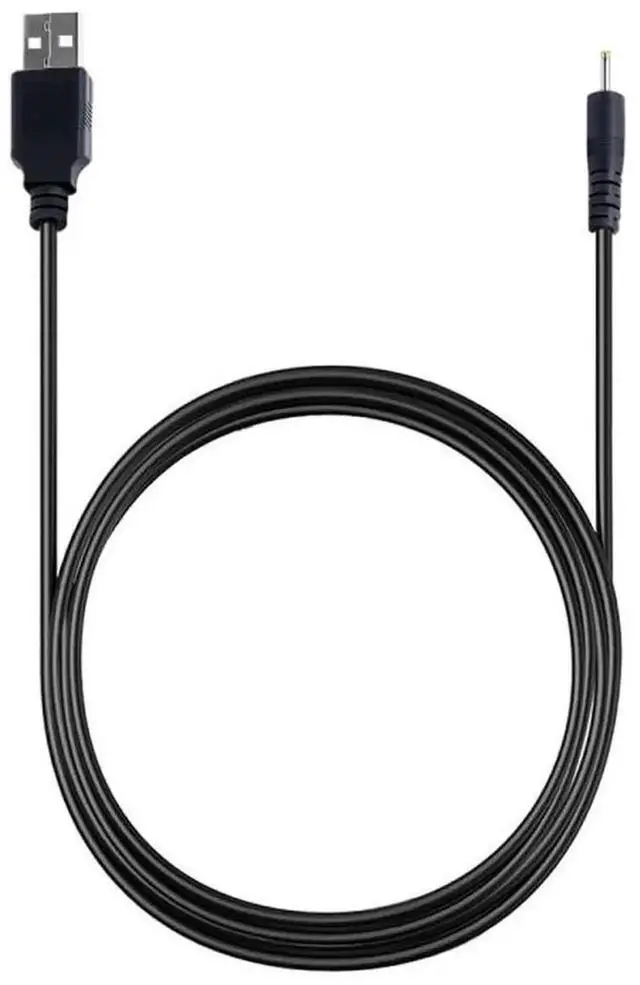 Alt view image 4 of 5 - WRIARICH 1.2m Black USB Male to DC 2.5×0.7mm Barrel Jack Power Supply Cable