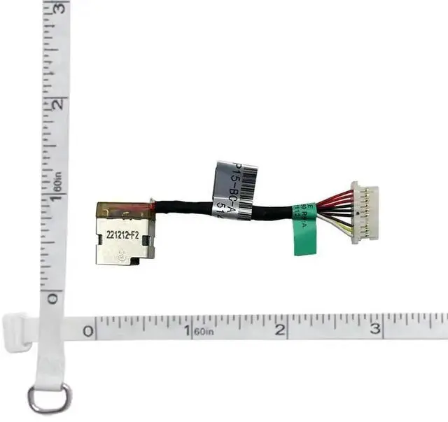 Main image of WRIARICH DC Power Jack Cable with Wire Harness P/N L11631-F25, Charging Port Replacement Cable Compatible with HP 11-K,13-U,13-S,13-AD,13-AG,13-AR,17-AB,M6-W,M6-AR,240 G7,G8,246 G7,G8 Laptops