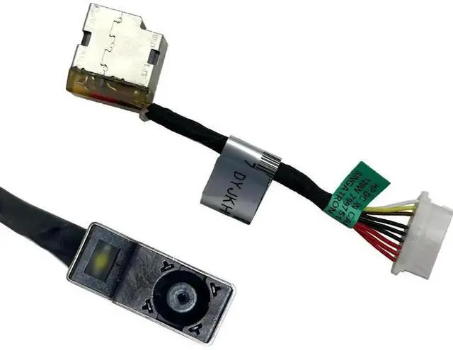 Alt view image 2 of 2 - WRIARICH DC Power Jack Cable with Wire Harness P/N L11631-F25, Charging Port Replacement Cable Compatible with HP 11-K,13-U,13-S,13-AD,13-AG,13-AR,17-AB,M6-W,M6-AR,240 G7,G8,246 G7,G8 Laptops