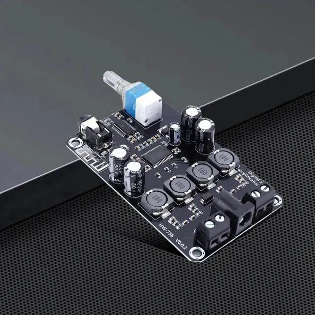 Alt view image 3 of 3 - WRIARICH TPA3118D2 Bluetooth 5.0 Digital Amplifier Board, 50W+50W Dual Channel Amp Module, DC 12-24V Input