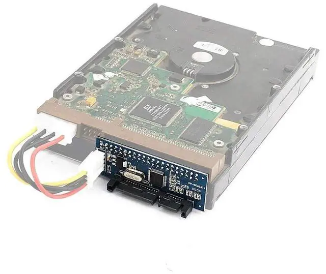 Alt view image 2 of 6 - WRIARICH 39 Pin IDE PATA to SATA Adapter Converter Card with Data & Power Cable, Convert 3.5 Inch Desktop IDE Hard Disk to Standard SATA Port for Old HDD Storage Reuse