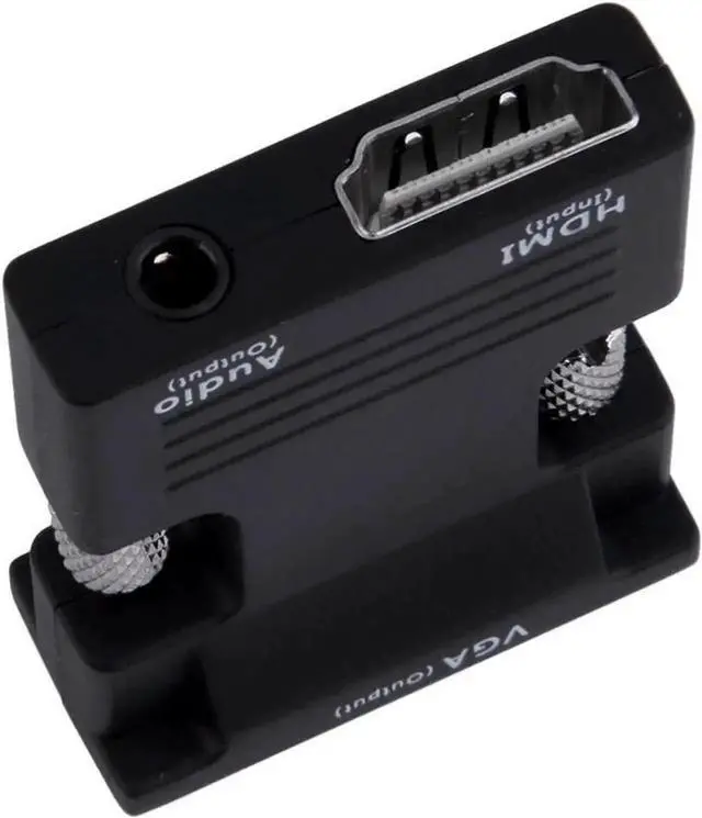 Alt view image 4 of 4 - WRIARICH Active 1080P HDMI Female to VGA Male Converter Dongle with 3.5mm Stereo Audio Jack, Portable HDMI to VGA Adapter for Laptop PC PS3 Xbox STB Blu-ray DVD TV Stick