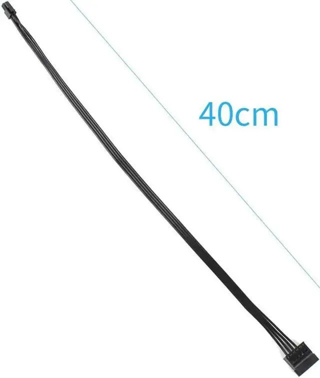 Alt view image 5 of 6 - WRIARICH 40cm Type3 Mini 4 Pin to 2 SATA Power Cable, ATX Mini 4P to Dual SATA SSD Power Cord Compatible with Lenovo M410 M415 M425 B415 M610 M710 M4200R Motherboard