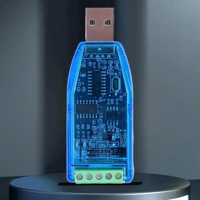 Alt view image 2 of 3 - WRIARICH Industrial USB to RS485 Serial Converter Module, U485 Communication Adapter with TVS & ESD Surge Protection Terminal Block Connector