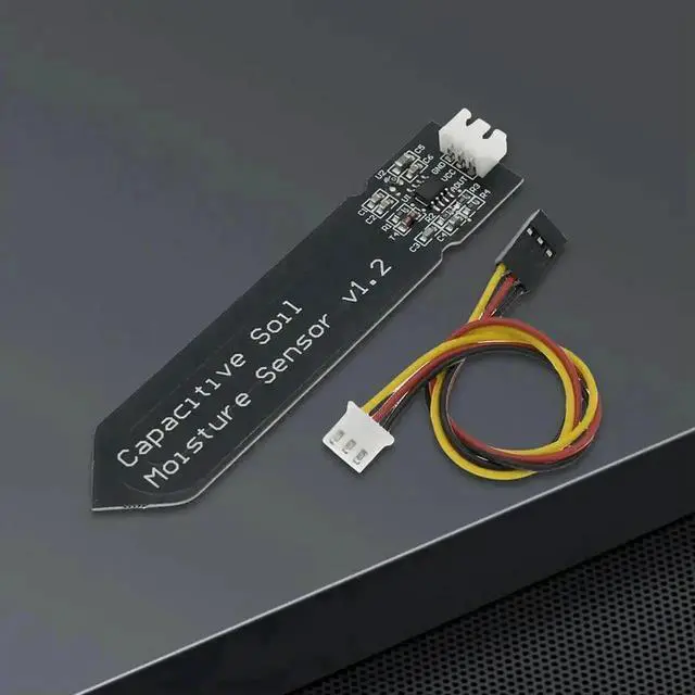 Main image of WRIARICH Capacitive Soil Moisture Sensor Module, Corrosion Resistant Soil Humidity Detector with Gravity 3-Pin Interface, 3.3V-5.5V Analog Output