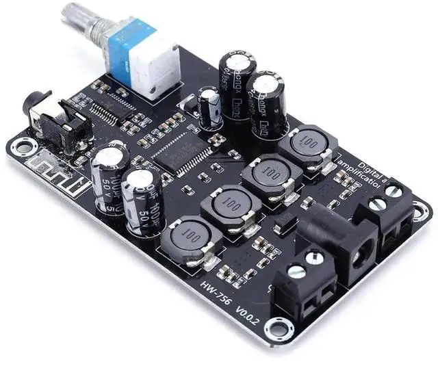 Alt view image 2 of 3 - WRIARICH TPA3118D2 Bluetooth 5.0 Digital Amplifier Board, Dual Channel 2×50W, DC 1224V