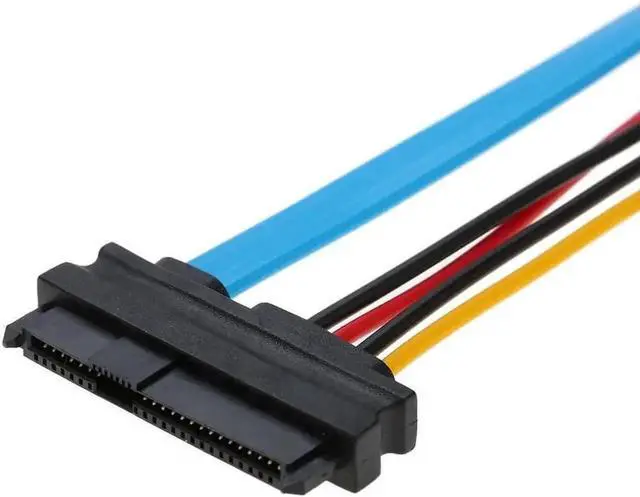 Alt view image 2 of 3 - WRIARICH 70cm SFF-8482 29Pin SAS to SATA Cable Adapter, SAS SATA Hard Disk Conversion Cord, 29P SAS Port to Single 7PIN SATA HDD Connection Cable