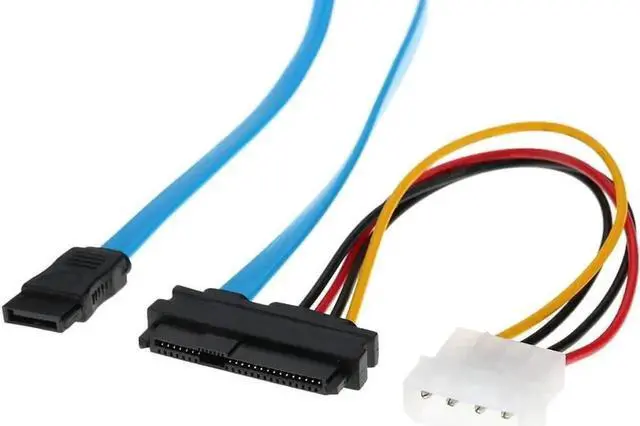 Main image of WRIARICH 70cm SFF-8482 29Pin SAS to SATA Cable Adapter, SAS SATA Hard Disk Conversion Cord, 29P SAS Port to Single 7PIN SATA HDD Connection Cable