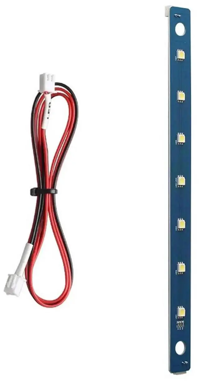 Main image of WRIARICH 24V LED Light Bar Replacement for FLASHFORGE Adventurer AD5M & 5MPRO 3D Printers, 7 LED Lamp Beads with Connecting Cable, 3D Printer Upgrade Accessory