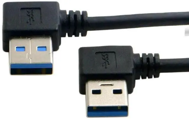 Main image of WRIARICH 0.5M 90° Right Angle USB3.0 Type-A Male to Female Extension Cable, 5Gbps High Speed for External HDD & Laptop