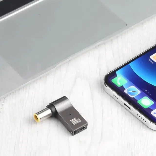 Alt view image 3 of 5 - WRIARICH 100W USB C Female to DC 7.9x5.0mm Male Laptop Charging Converter Adapter