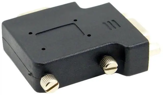 Alt view image 5 of 6 - WRIARICH 90 Degree Left Angled HDB15Pin VGA Male to Female Gender Changer Adapter, D-Sub SVGA Video Connector for Graphics Card, Monitor, Projector