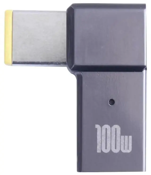 Alt view image 2 of 5 - WRIARICH 100W USB-C Type-C Female to Big Square Male Laptop Charging Adapter, Fast PD Power Converter Plug