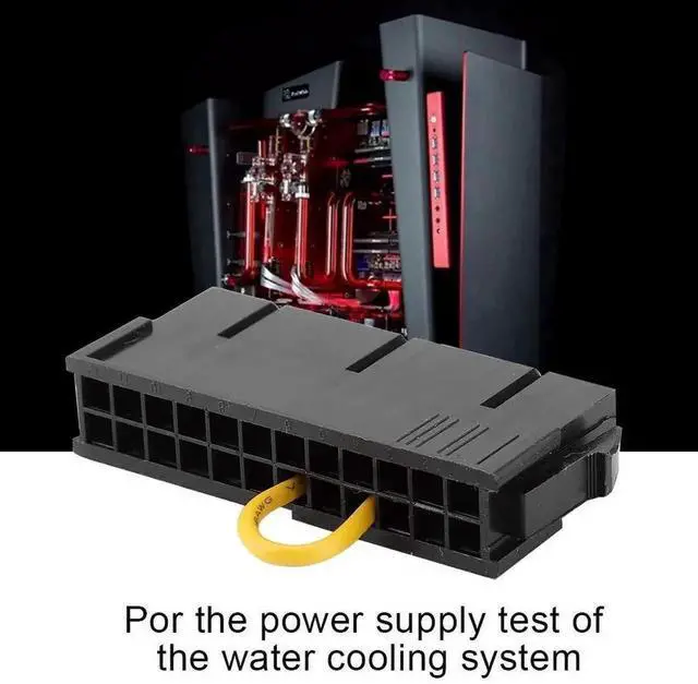 Alt view image 6 of 7 - WRIARICH 24-Pin ATX Power Supply Jumper Bridge, 20+4 Pin PSU Starter Tool for Mining Rigs